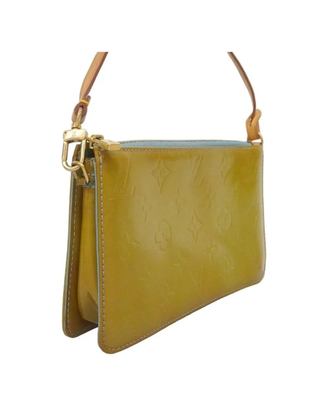 Louis Vuitton Handbag Vernis Lexington Baby Blue